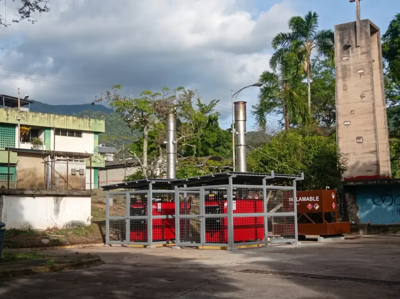 Patio de incineradores IPC para desechos médicos y hospitalarios